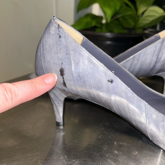Genuine Eel Skin Heels women’s size 10 - Picture 9 of 10
